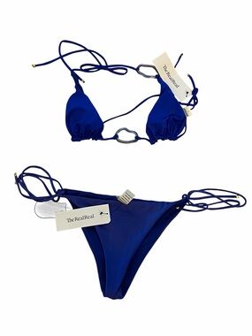 Baobab Collection Cobalt Blue String Bikini Set